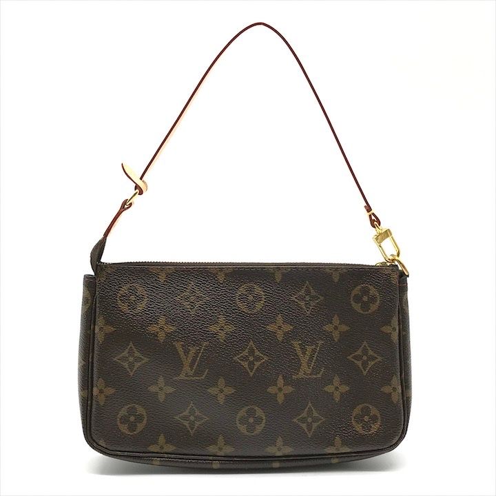 Louis Vuitton Monogram Pochette Cherry Hand Pouch