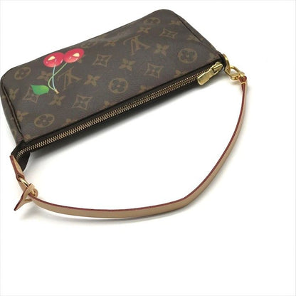 Louis Vuitton Monogram Pochette Cherry Hand Pouch