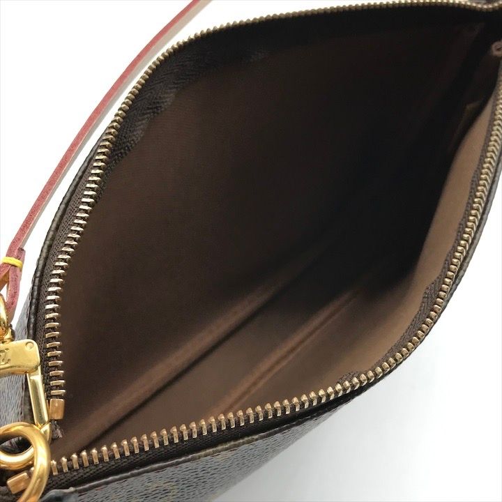 Louis Vuitton Monogram Pochette Cherry Hand Pouch