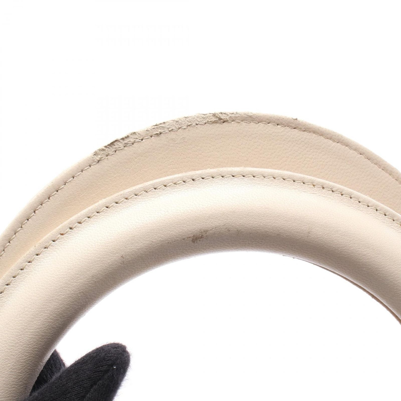 Dior Handbag Ivory Leather Lady Dior Cannage 2way Tote Ladies B