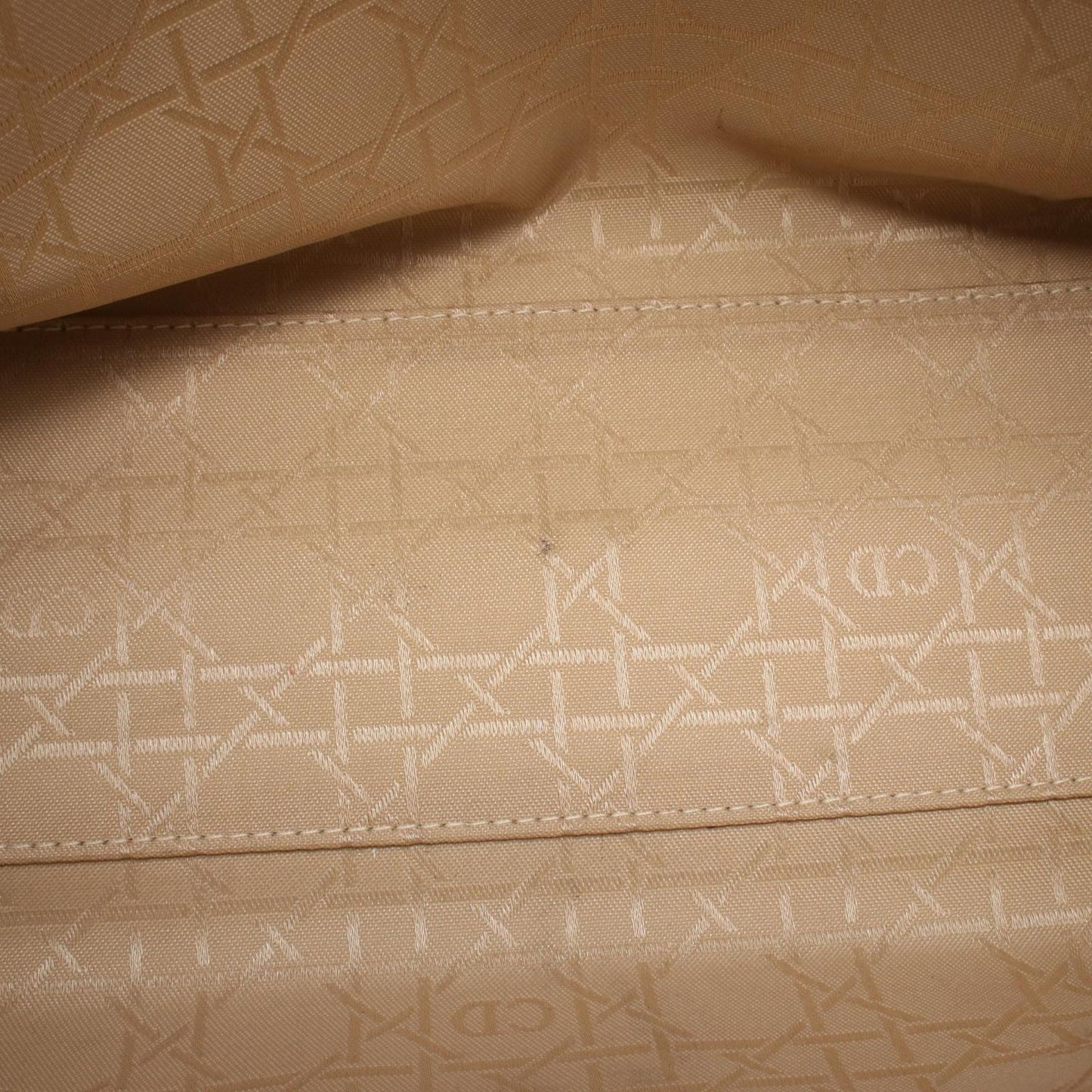 Dior Handbag Ivory Leather Lady Dior Cannage 2way Tote Ladies B