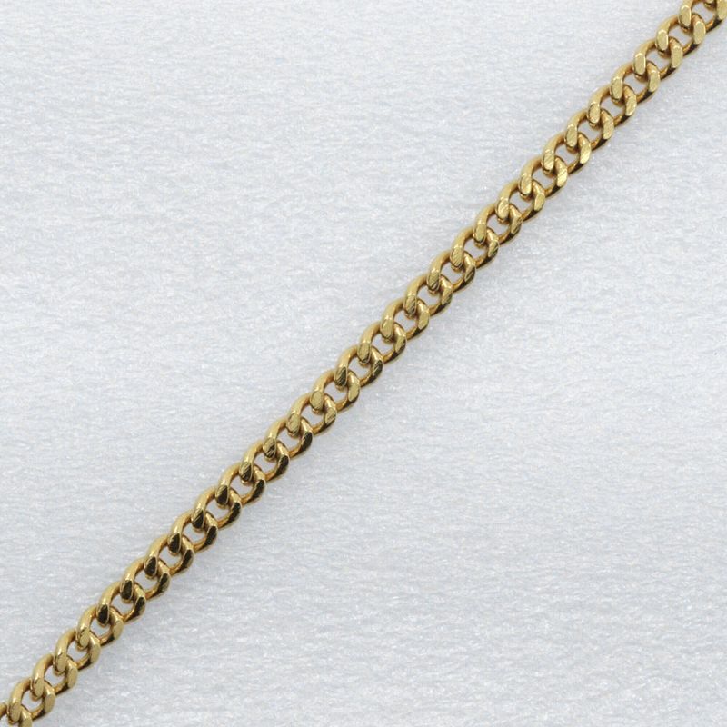Christian Dior Gold Plated X Rhinestone Women's 9.0g Necklace