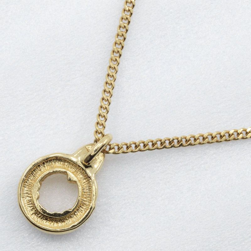 Christian Dior Gold Plated X Rhinestone Women's 9.0g Necklace