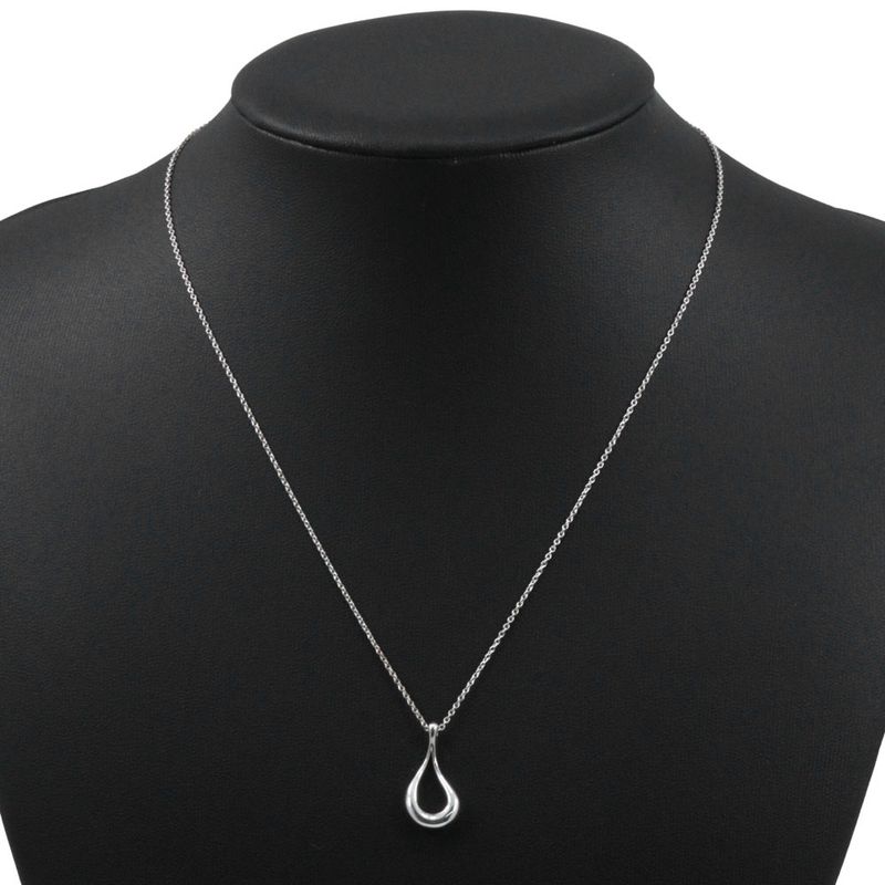 Tiffany & Co Open Tea a Dos Lop Elsa Peretti Silver 925 Women's