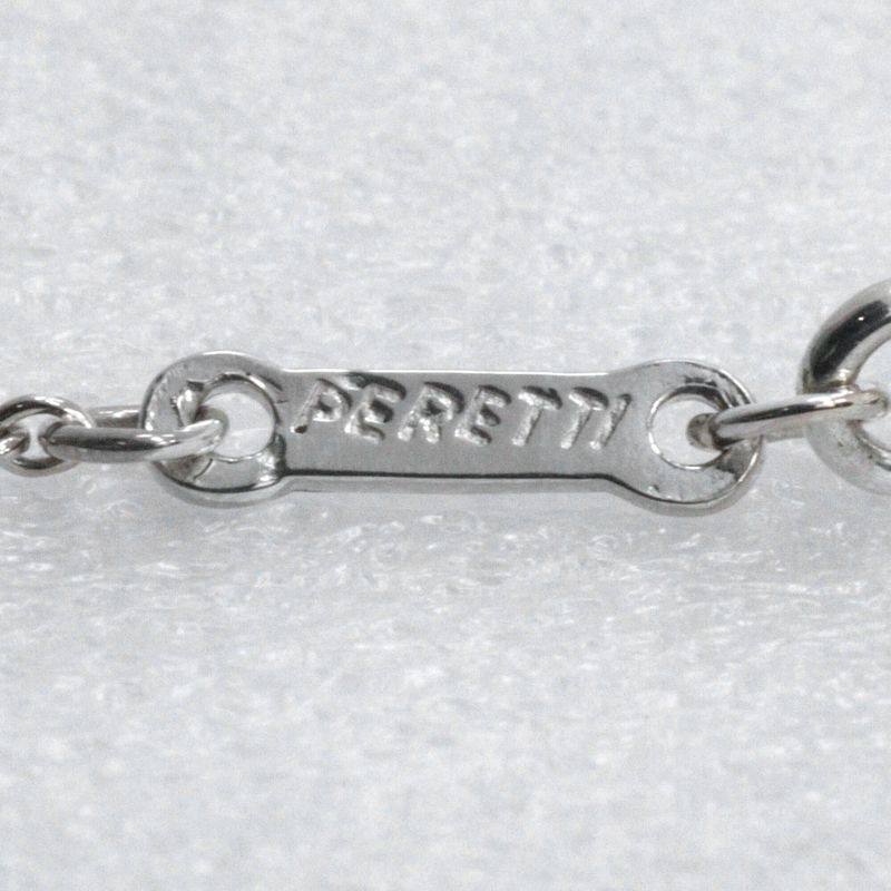 Tiffany & Co Open Tea a Dos Lop Elsa Peretti Silver 925 Women's