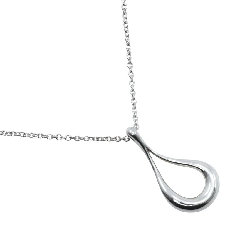 Tiffany & Co Open Tea a Dos Lop Elsa Peretti Silver 925 Women's