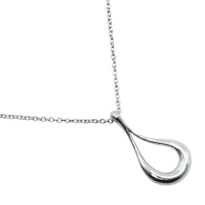 Tiffany & Co Open Tea a Dos Lop Elsa Peretti Silver 925 Women's