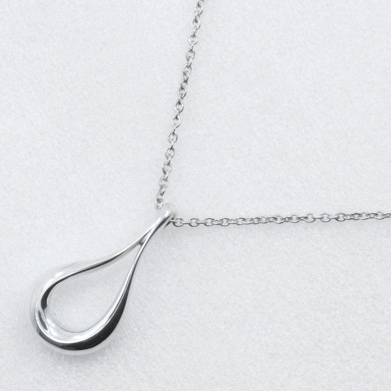 Tiffany & Co Open Tea a Dos Lop Elsa Peretti Silver 925 Women's