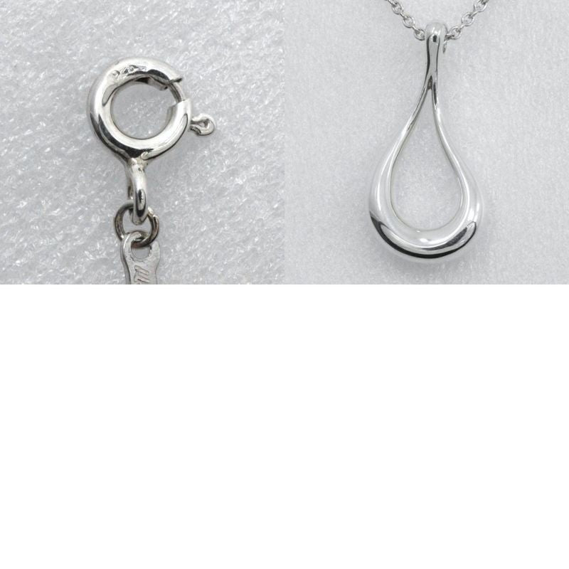 Tiffany & Co Open Tea a Dos Lop Elsa Peretti Silver 925 Women's
