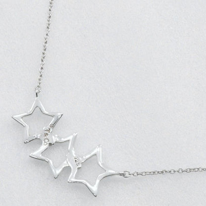 Tiffany & Co Triple Star Silver 925 Women's 3.1g Necklace