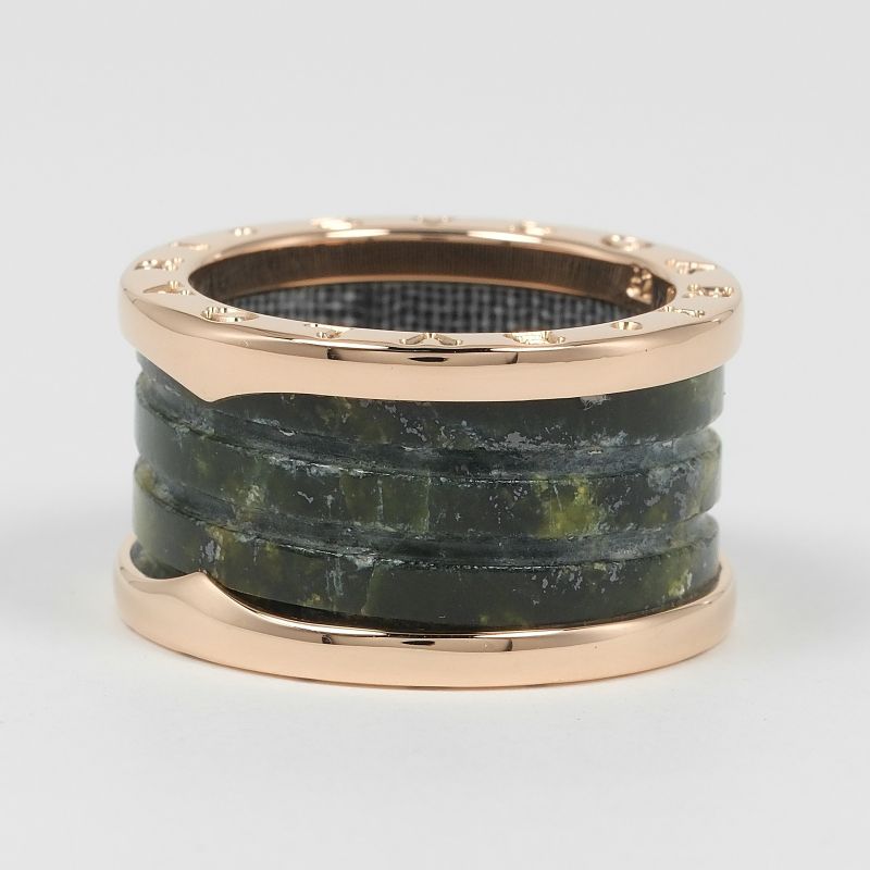Bvlgari B-Zero1 4 Band Bowenite B-Zero One 18k Pink Gold No 11.5 Women's 6.5g