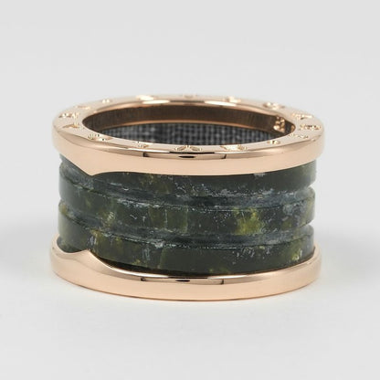 Bvlgari B-Zero1 4 Band Bowenite B-Zero One 18k Pink Gold No 11.5 Women's 6.5g