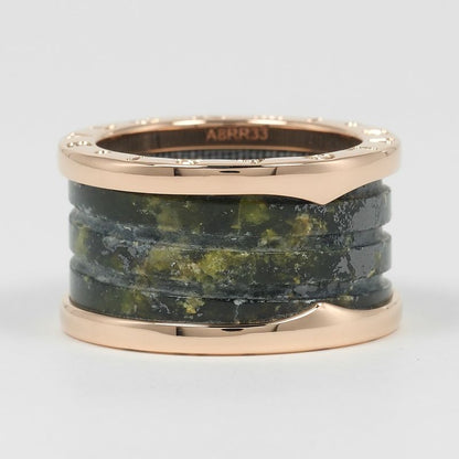 Bvlgari B-Zero1 4 Band Bowenite B-Zero One 18k Pink Gold No 11.5 Women's 6.5g