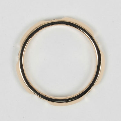 Tiffany & Co True Band 18k Pink Gold X Diamond No 9 Women's