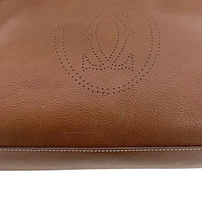 Cartier Handbag Marcello Brown Leather