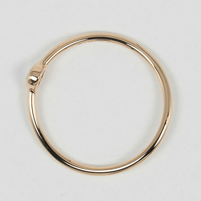 Tiffany & Co Wave Single Row 18k Pink Gold X Diamond Size 7.5
