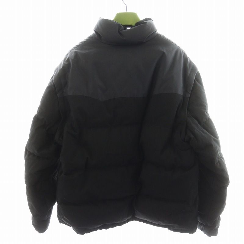 Gucci Down Jacket Down Vest 2way Logo Patch Outerwear 52 Black 641311 An39