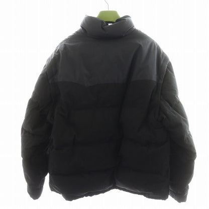 Gucci Down Jacket Down Vest 2way Logo Patch Outerwear 52 Black 641311 An39