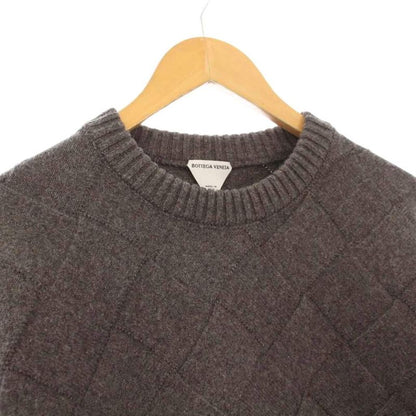 Bottega Veneta 24ss Intreccio Knit Sweater Long Sleeve XS Gray KH