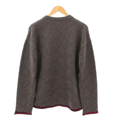 Bottega Veneta 24ss Intreccio Knit Sweater Long Sleeve XS Gray KH