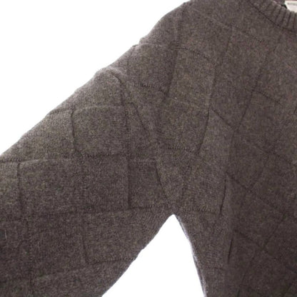 Bottega Veneta 24ss Intreccio Knit Sweater Long Sleeve XS Gray KH