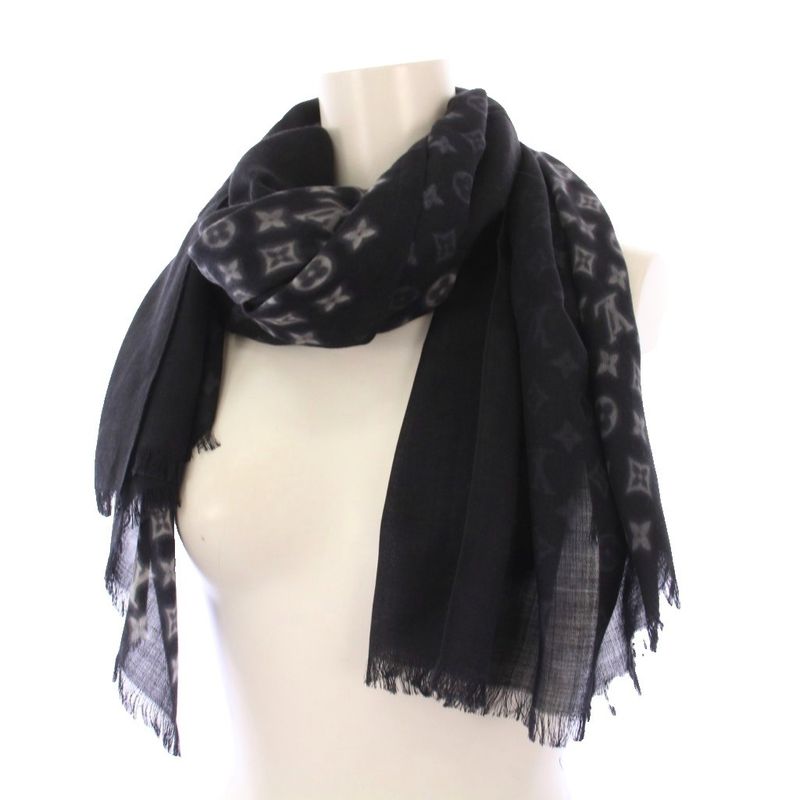Louis Vuitton Hiroshi Fujiwara Fragment Etole Monogram Eclipse Blurry Shawl