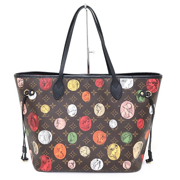 Louis Vuitton Fornasetti Neverfull MM Monogram Cameo Tote Bag S Rank