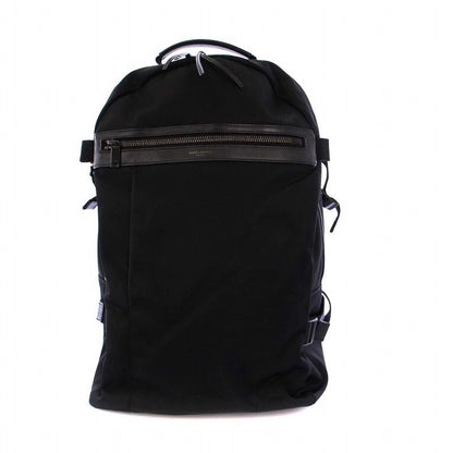 Saint Laurent Paris City Trekking Backpack Rucksack Sac Daypack Bag Nylon Black