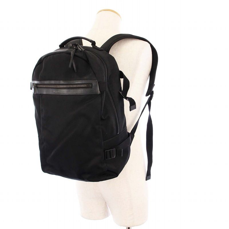 Saint Laurent Paris City Trekking Backpack Rucksack Sac Daypack Bag Nylon Black
