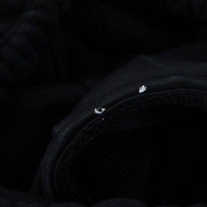 Loewe Relaxed Fit Hoodie Pullover Hood Logo Rabbit Fleece Print Black S359y25x52