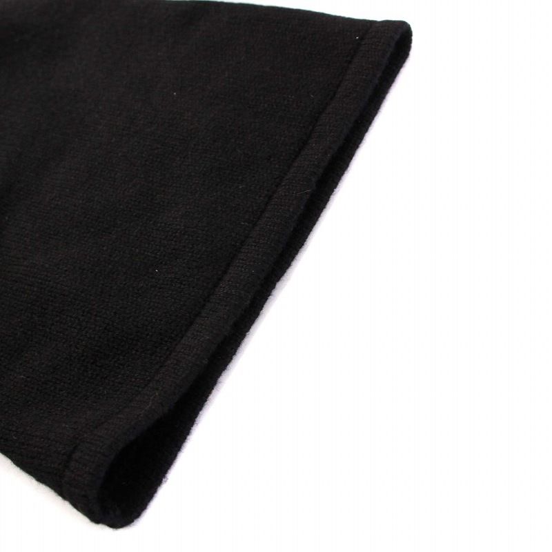 Christian Dior 22aw Knit Parka 3/4 Sleeve Pullover Cashmere Logo I42 Black