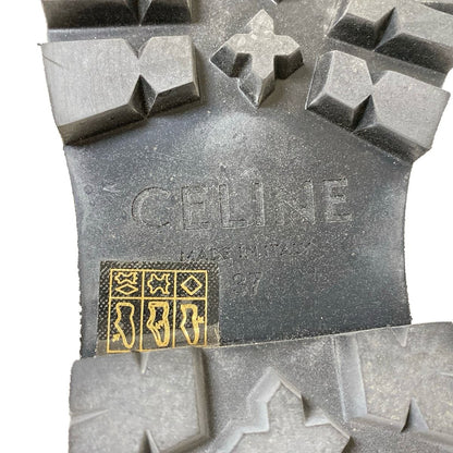 Celine Short Boots 37 Women's - Black Side Gore Leather