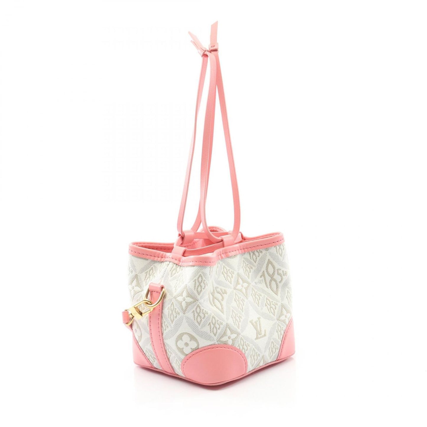 Louis Vuitton Handbag Noe Perse Monogram Jacquard Since1854 M81112 Pink Canvas