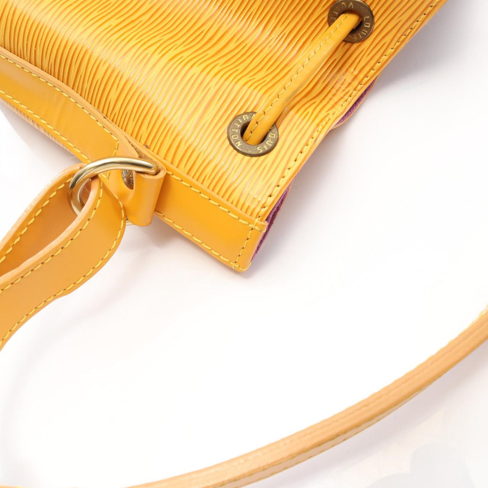 Louis Vuitton Shoulder Bag Petit Noe M44109 Tassili Yellow Leather Petit Noe