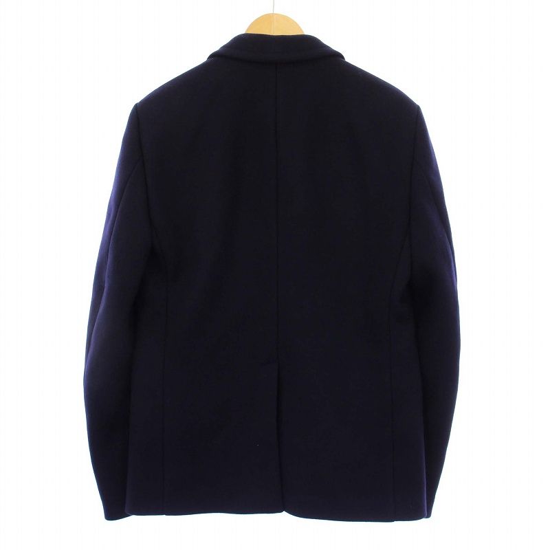 Prada 2021 Tailored Jacket Gold Button Cashmere Blend 50 Navy Sd137 KH