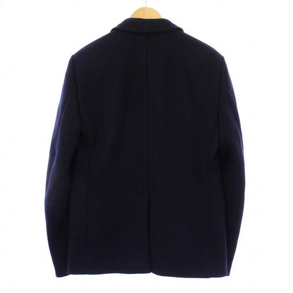 Prada 2021 Tailored Jacket Gold Button Cashmere Blend 50 Navy Sd137 KH