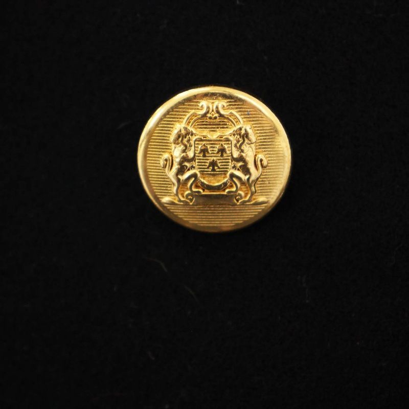 Celine Tagged Seventies Peacoat P Coat Outerwear Long Gold Buttons 38 Black