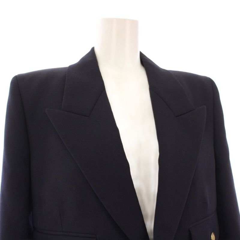 Saint Laurent Paris 22 Year Grain de Poudre Single Breasted Jacket Tailored