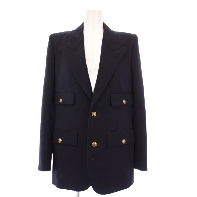 Saint Laurent Paris 22 Year Grain de Poudre Single Breasted Jacket Tailored