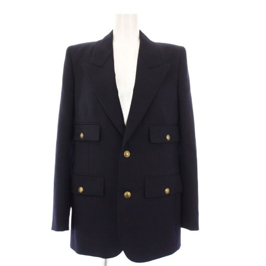 Saint Laurent Paris 22 Year Grain de Poudre Single Breasted Jacket Tailored