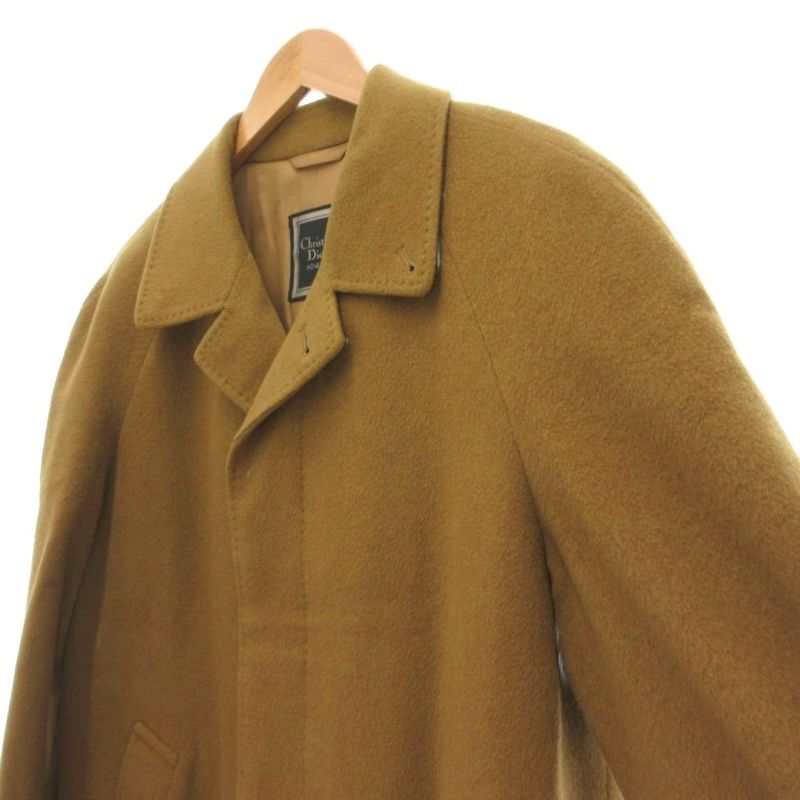 Christian Dior Monsieur Vintage Balmachan Coat Stainless Steel Collar Long