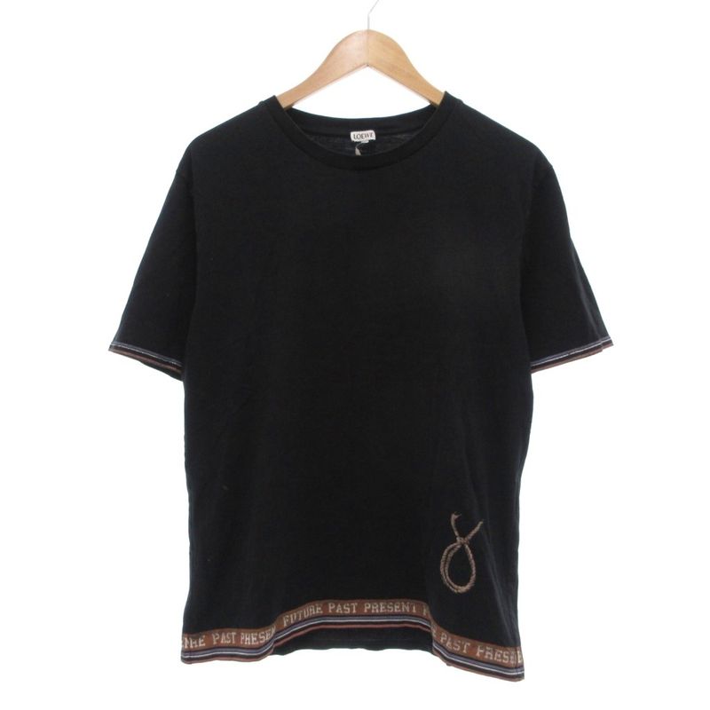 Loewe 18aw T-Shirt Short Sleeve Lantern Graphic Back Print M Black Uo Aa