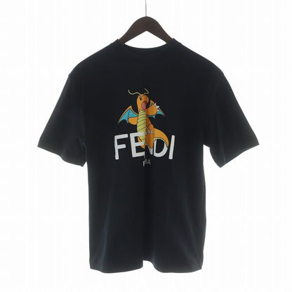 Fendi Fragment Frgmt Pokemon T-Shirt Cut and Sew Short Sleeve Caillou Logo S