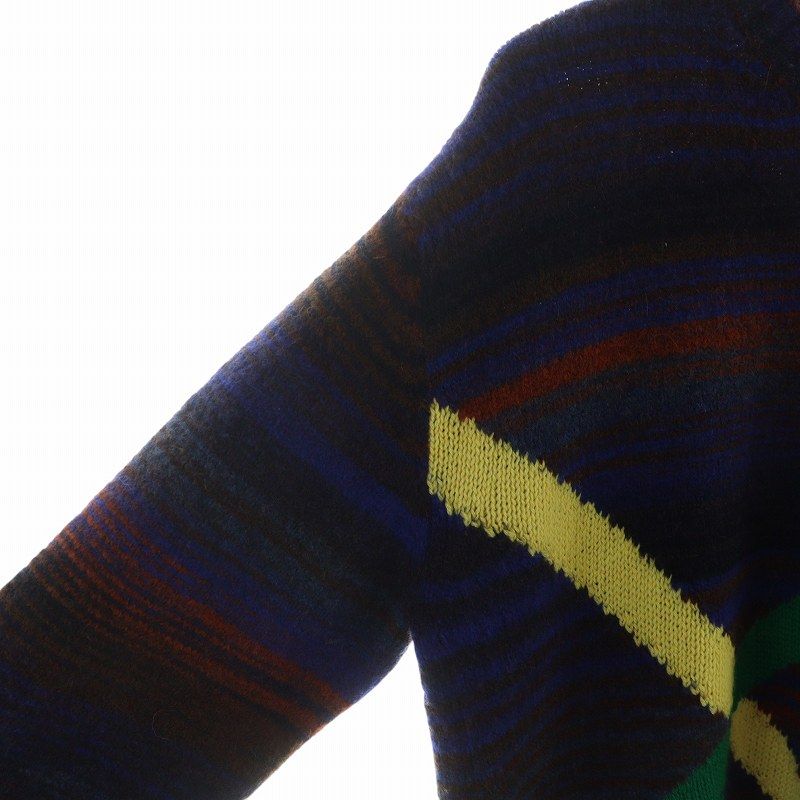 Loewe 24aw Knit Sweater with Tag Long Sleeve Multi-Border Rubber Patch Logo
