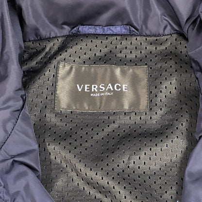 Versace Set Women'S Men'S Brand Nylon Windbreaker Navy Multicolor 46 48