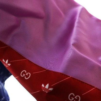 Gucci Adidas 22ss Acetate Nylon Anorak Jacket Parka Half Zip Logo Hood 48 Red