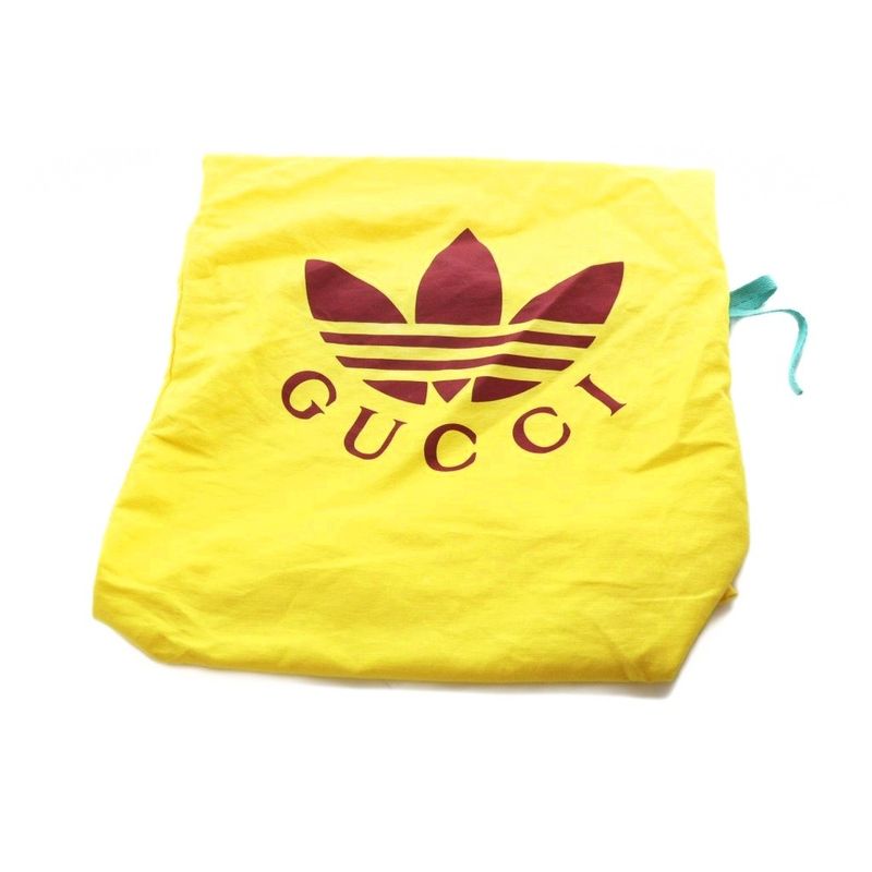 Gucci Adidas 22ss Acetate Nylon Anorak Jacket Parka Half Zip Logo Hood 48 Red