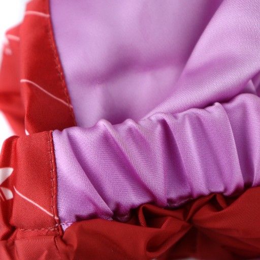 Gucci Adidas 22ss Acetate Nylon Anorak Jacket Parka Half Zip Logo Hood 48 Red