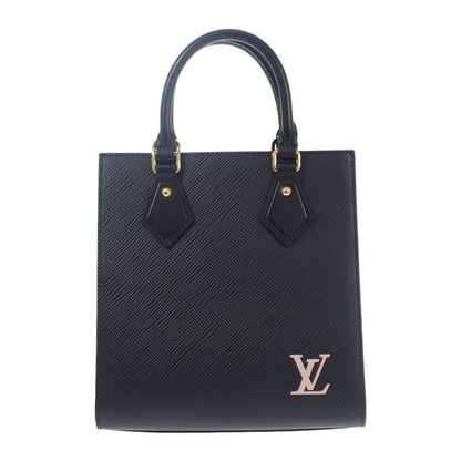 Louis Vuitton Sac Plat BB Epi 2-Way Bag Black Gold Hardware