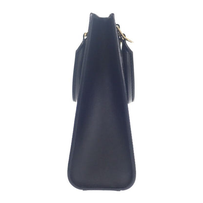 Louis Vuitton Sac Plat BB Epi 2-Way Bag Black Gold Hardware